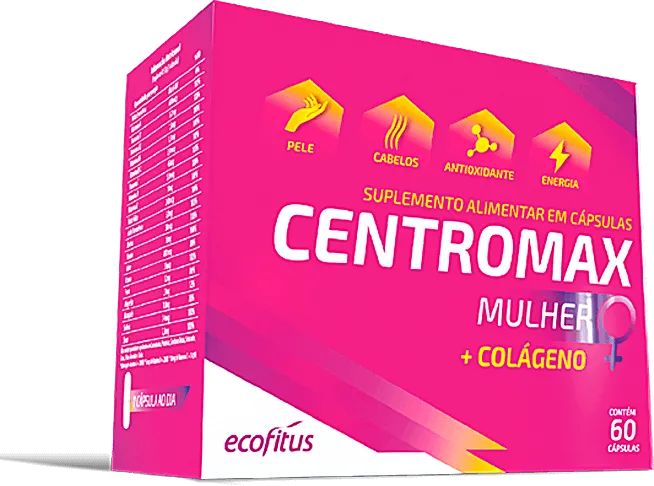 Centromax Mulher Colágeno 60 Cápsulas