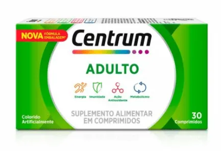 Centrum Polivitamínico De A A Zinco 30 Comprimidos
