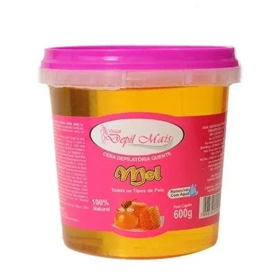 CERA QUENTE DEPIL MAIS MEL 600G
