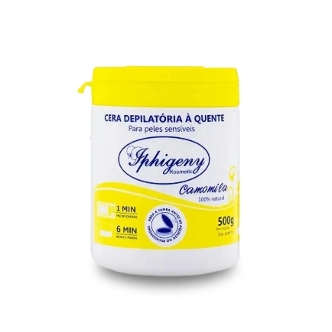 Cera Depilatória Quente Iphigeny Camomila 500g
