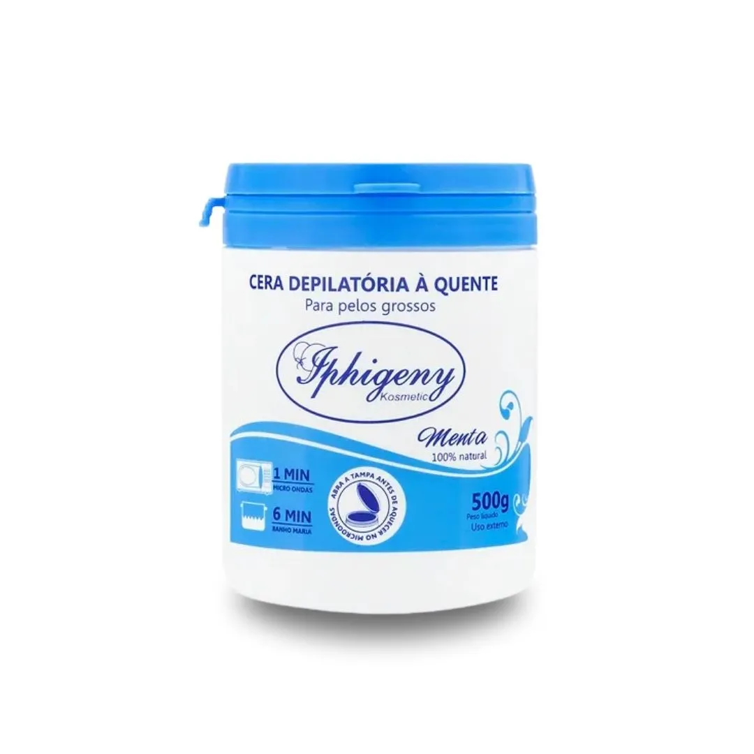 Cera Depilatória Quente Iphigeny Menta 500g