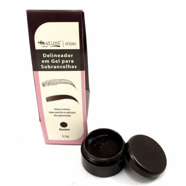 Delineador em Gel para Sobrancelhas Escuro 03 Max Love