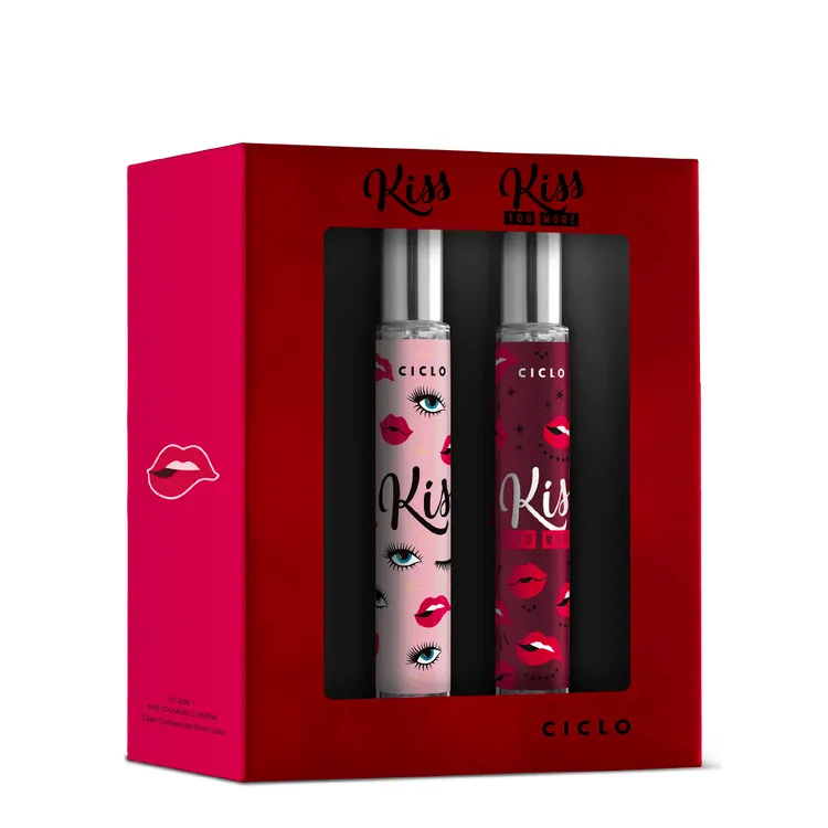 Ciclo Estojo Deo Colônia Kiss 30ml + Deo Colônia Kiss You More 30ml