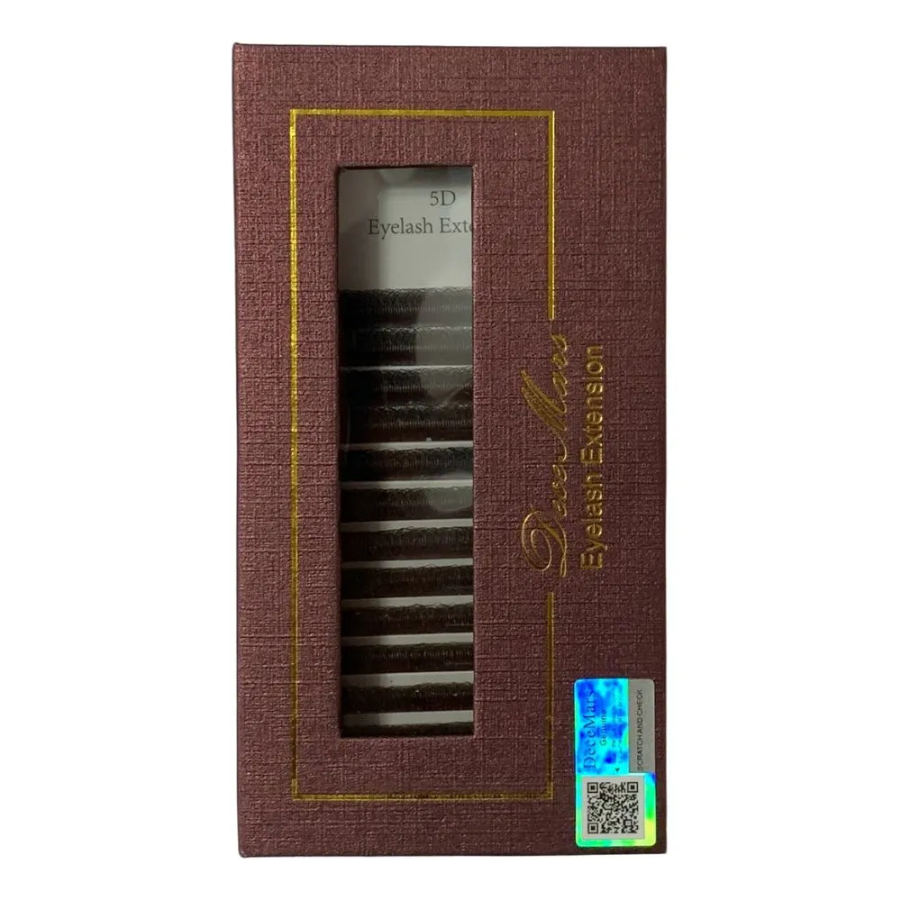 Cílios Decemars 5D 0.07D 8-10mm Mix Marrom