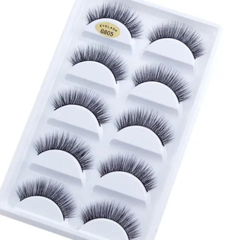 Cílios Postiços Modelo G805 5 Pares