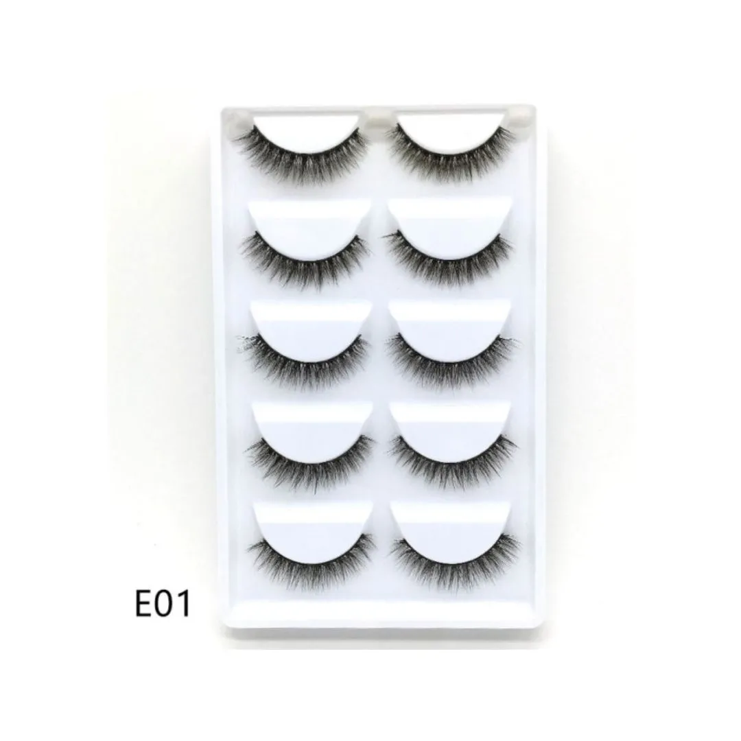 Cílios Postiços 5 Pares