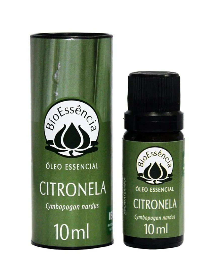 Óleo Essencial de Citronela - BioEssência - Frasco com 10ml