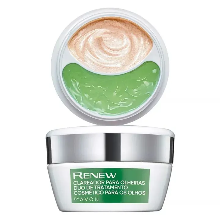 Clareador de Olheiras Duo de Tratamento Cosmético para os Olhos Renew 10g Avon