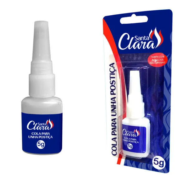 COLA SANTA CLARA PARA UNHAS POSTICA R.5001