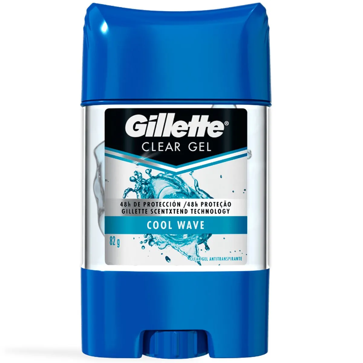 Desodorante Antitranspirante Cool Wave Gillette Clear Gel 82g