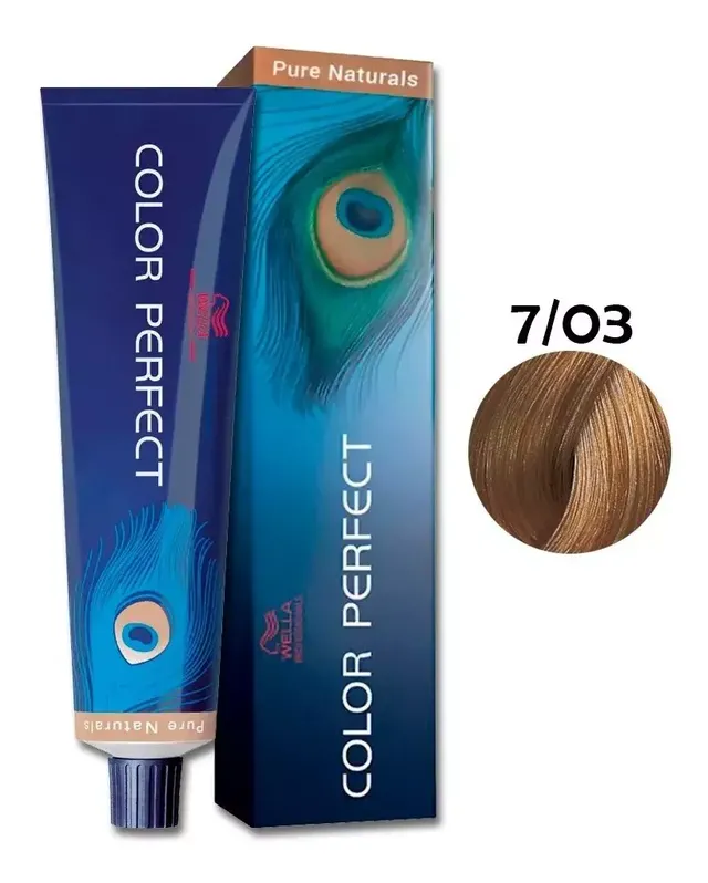 Wella Professionals Color Perfect 7/03 Louro Médio Natural Dourado
