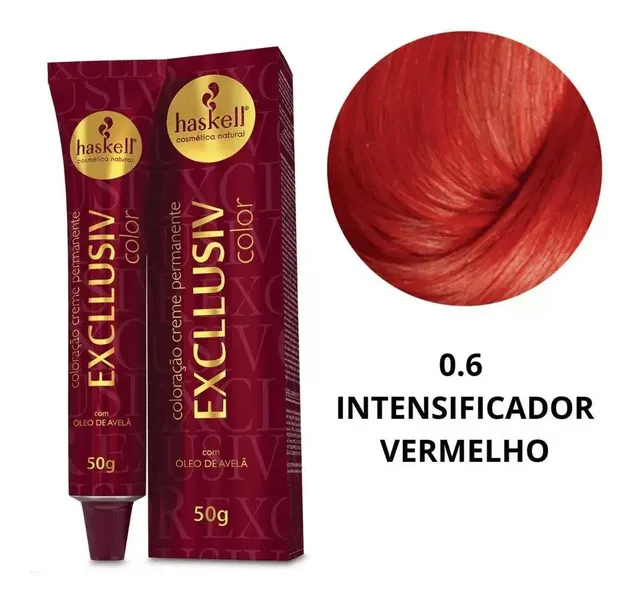 Coloração Excllusiv Color 0.6 Intensificador Vermelho - Haskell
