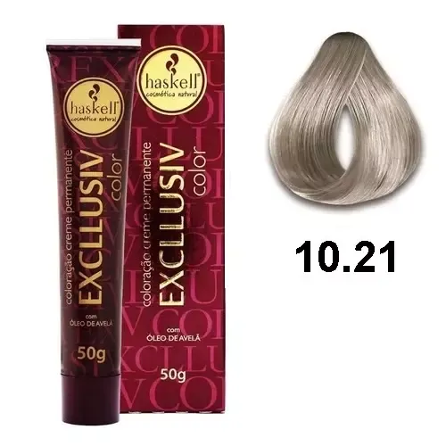 Coloração Excllusiv Color 10.21 Louro Claríssimo - Haskell
