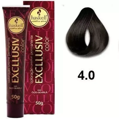 Coloração Excllusiv Color 4.0 Castanho Médio - Haskell