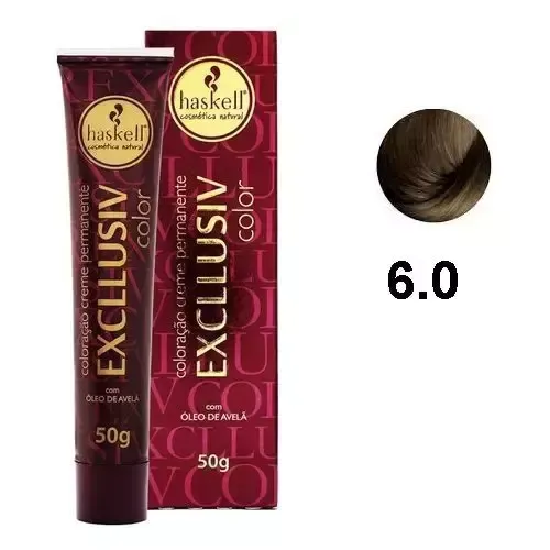 Coloração Excllusiv Color 6.0 Louro Escuro - Haskell