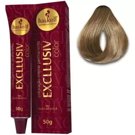 Coloração Excllusiv Color 8.3 Louro Claro Dourado - Haskell