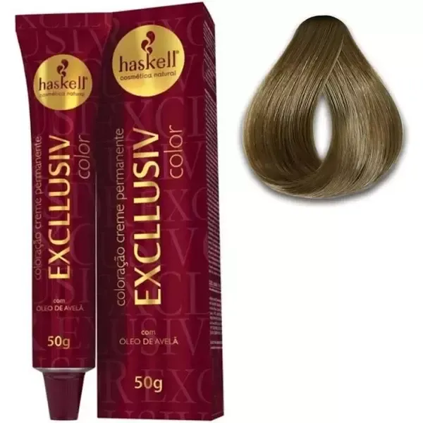 Coloração Excllusiv Color 8.31 Louro Claro Bege - Haskell