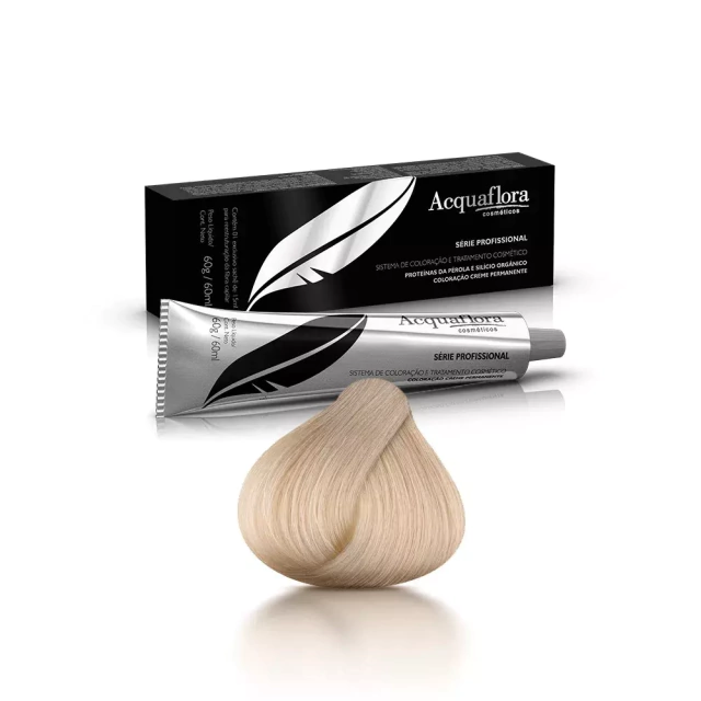 Coloração Permanente 10.1 Louro Clarí­ssimo Acinzentado - Acquaflora