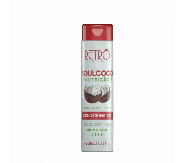 Condicionador Nutritivo Soul Coco Retrô Cosméticos 300ml - Felps