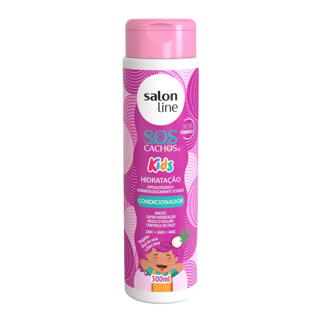 Condicionador SOS Cachos Kids Hidratação 300ml - Salon Line