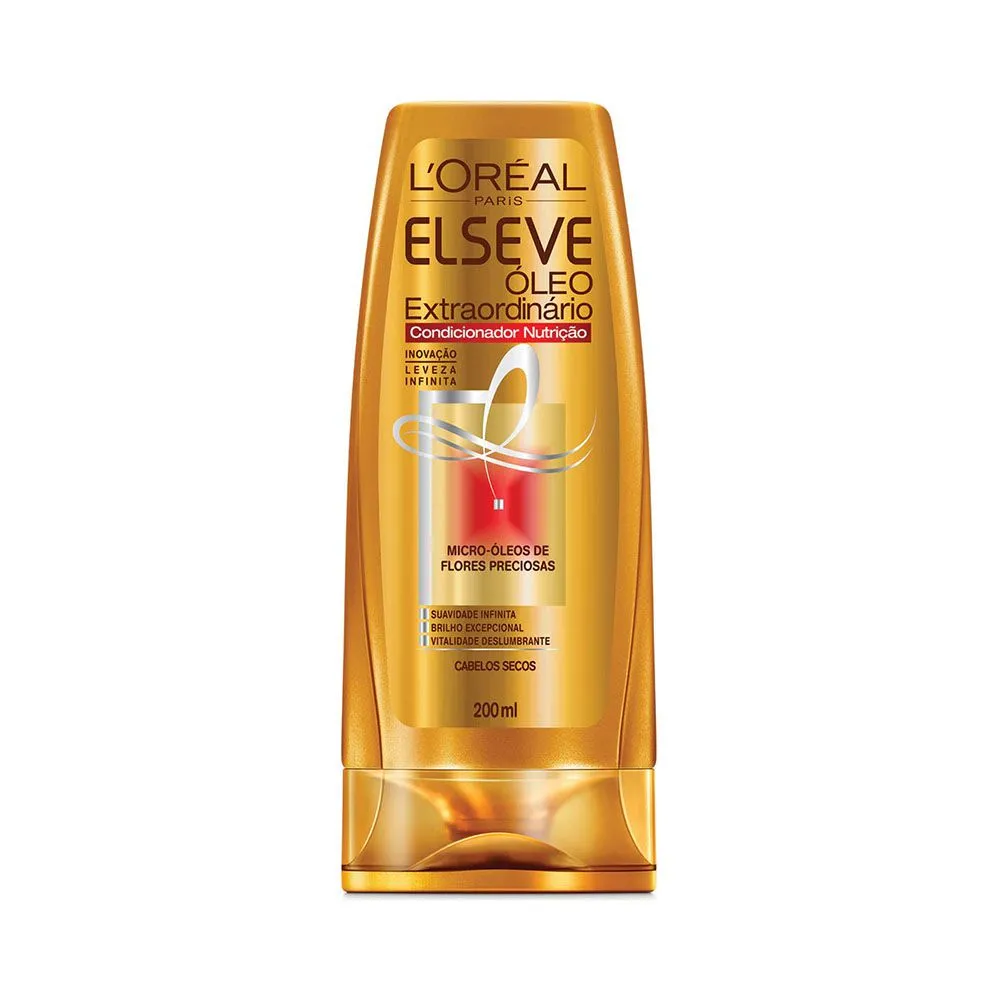 Condicionador Elseve Óleo Extraordinário Nutrição 200ml