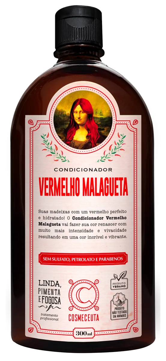 Condicionador Vermelho Malagueta Matizante Cosmeceuta