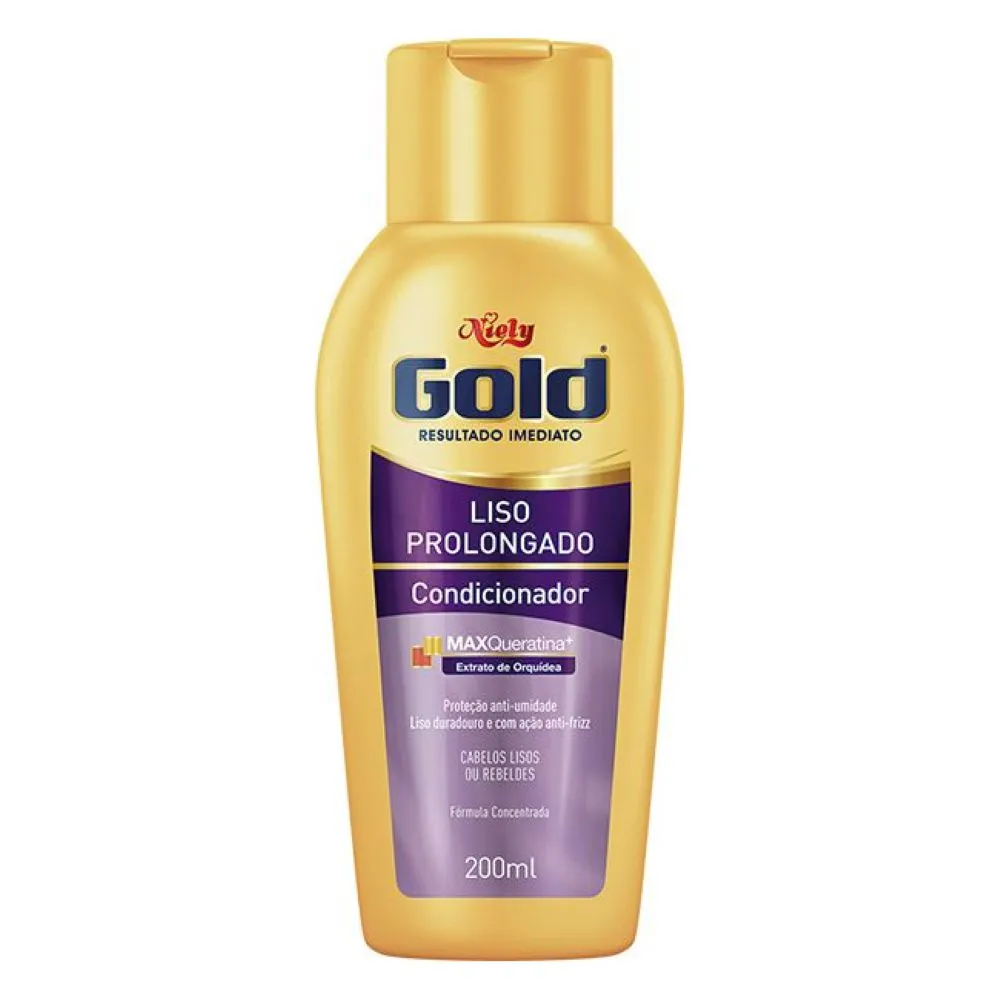 Condicionador Niely Gold Liso Pleno 175ml