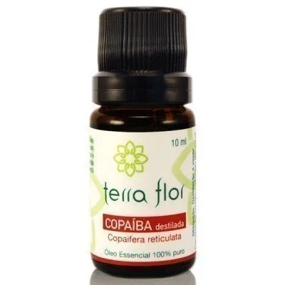 Óleo Essencial de Copaíba Destilada - Terra Flor - Frasco com 10ml