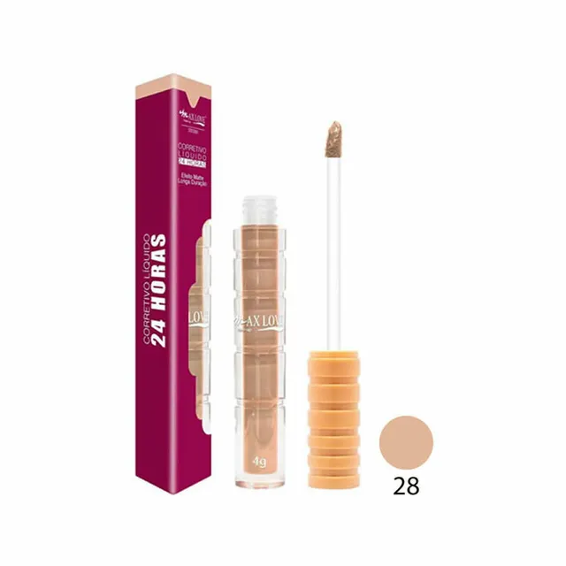 Corretivo Líquido 24 Horas Cor: 28 Max Love