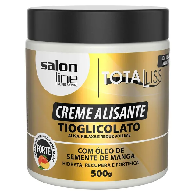 Creme Alisante Óleo Semente de Manga Forte 500gr - Salon Line