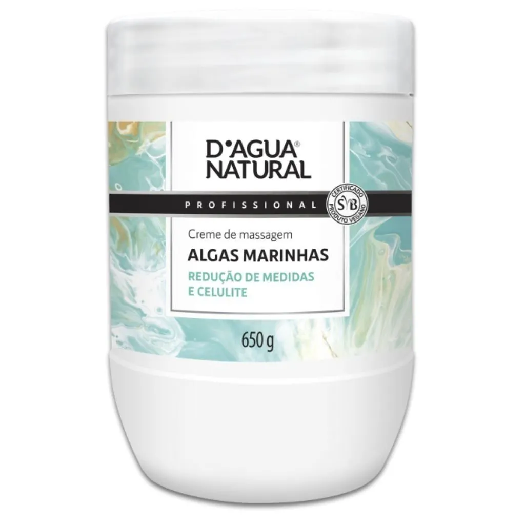 Creme Corporal Algas Marinhas e Bio Ativo D'agua Natural