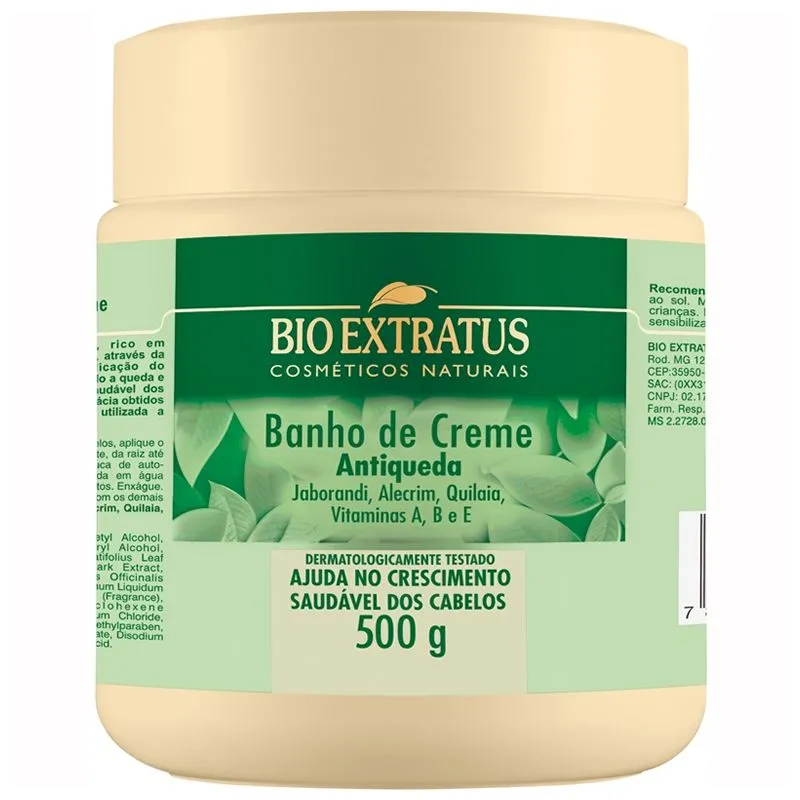 Creme De Hidratação Bio Extratus Jaborandi / Alecrim 500G