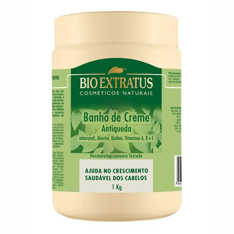 Creme De Hidratação Bio Extratus Jaborandi / Alecrim / Quilaia 1Kg