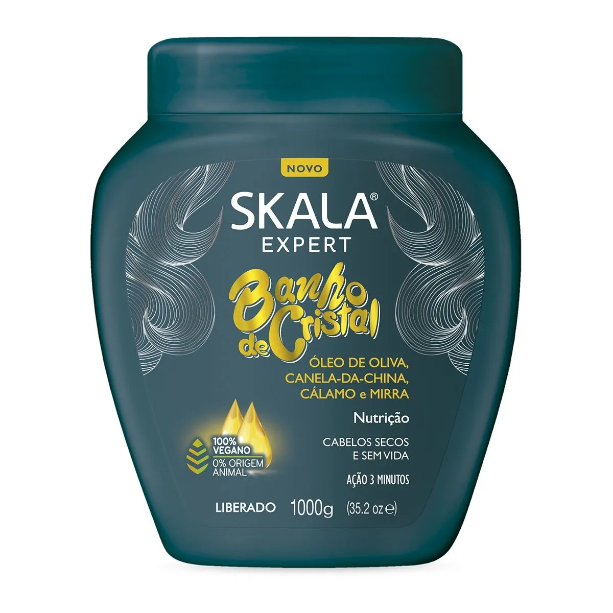 Creme De Hidratação Skala Banho De Cristal 1kg