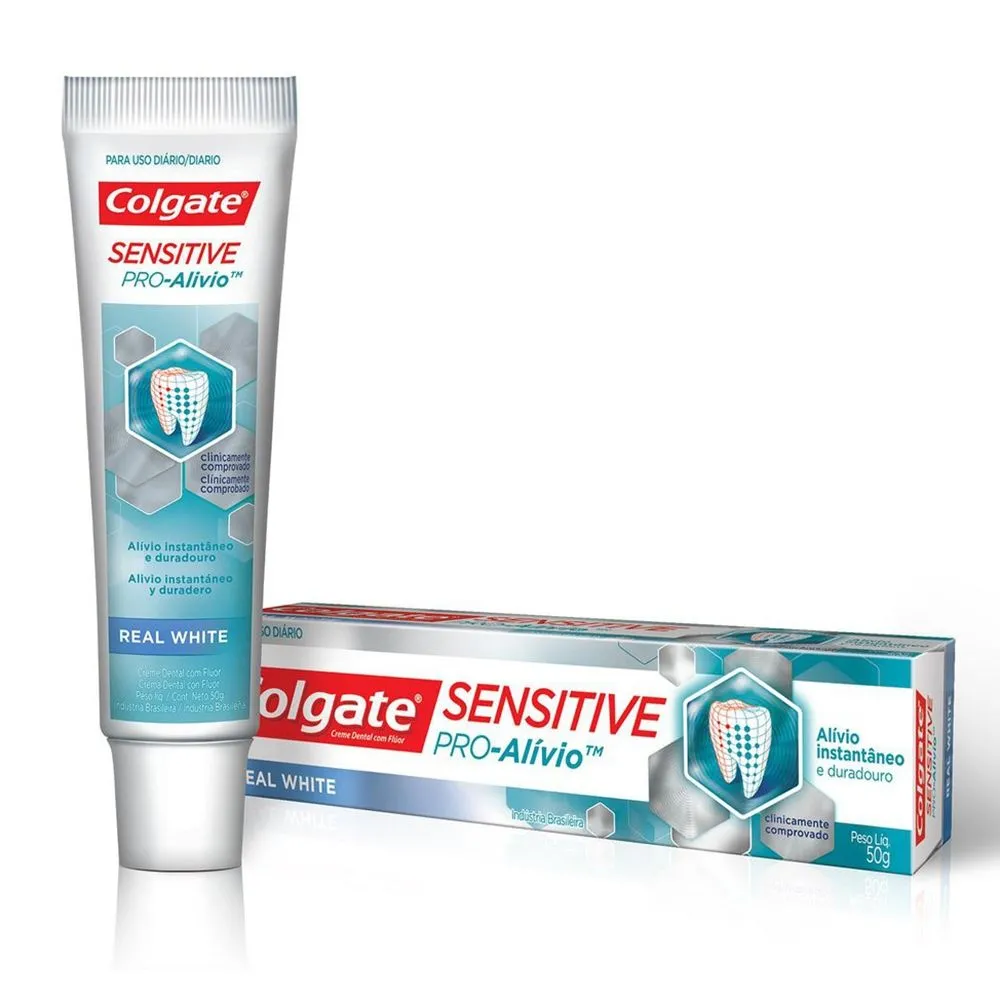Creme Dental Colgate Sensitive Pro-alívio Branqueador 50g