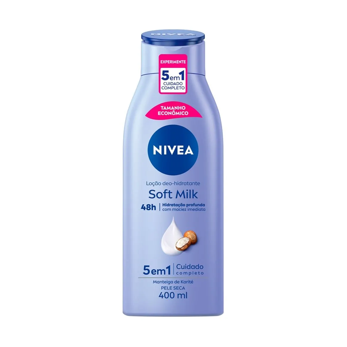 Creme Hidratante Corporal Nivea Soft Milk Pele Seca 400 ML