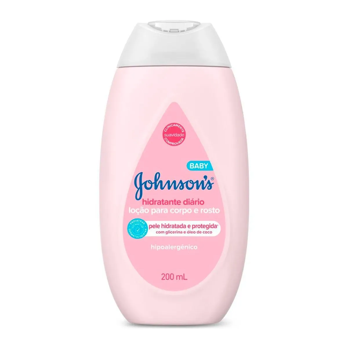 Creme Hidratante Infantil Johnsons e Johnsons Baby Com 200 ML
