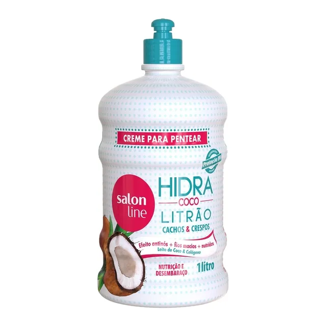 CREME PARA PENTEAR SALON LINE HIDRA COCO 1KG
