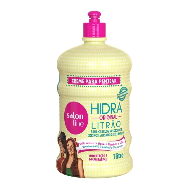 CREME PARA PENTEAR SALON LINE HIDRA ORIGINAL 1KG