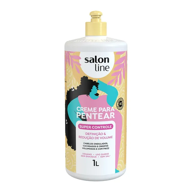 Creme Para Pentear Super Controle 1L - Salon Line