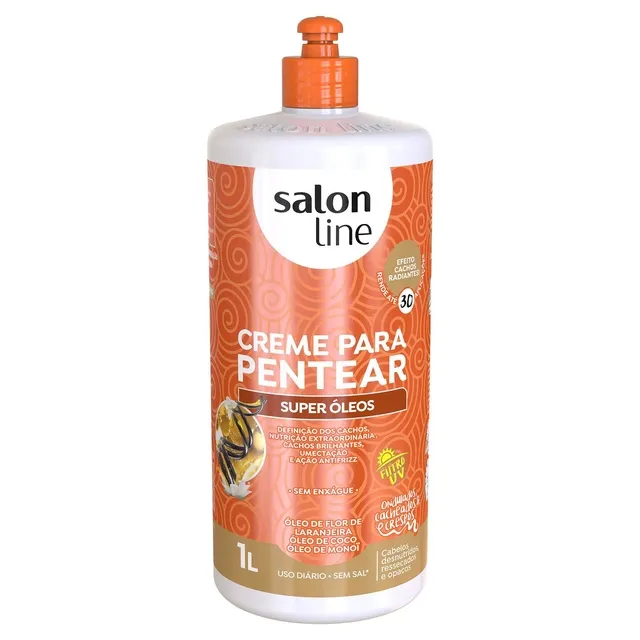 CREME DE PENTEAR SALON LINE SUPER OLEOS 1 LITRO