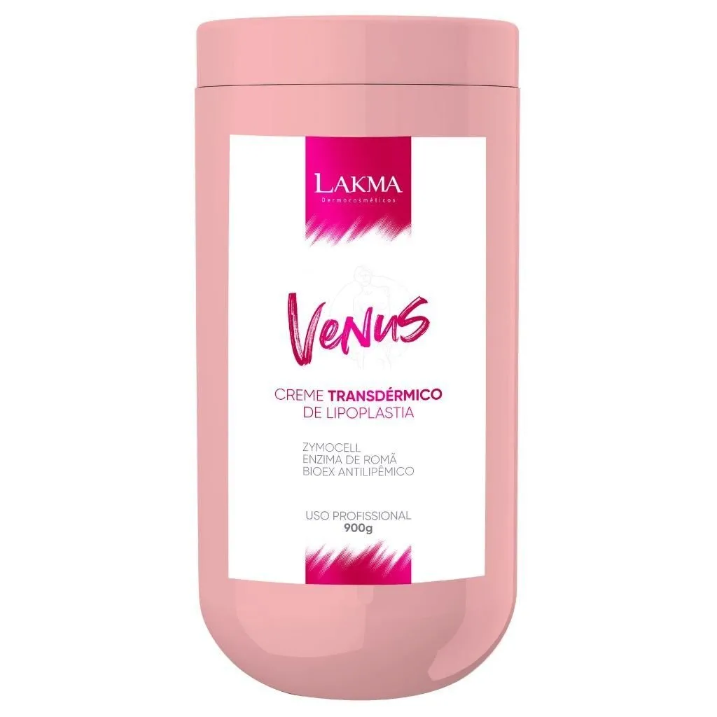 Creme Redutor Transdérmico Lakma Venus 900g – Lipoplastia para Medidas e Celulite