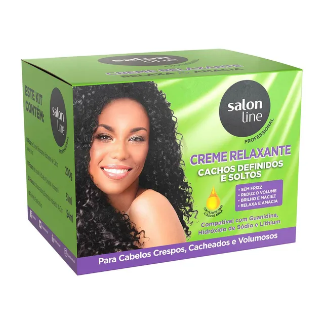 Creme Relaxante Óleo de Coco e Óleo de Avelã 200g - Salon Line