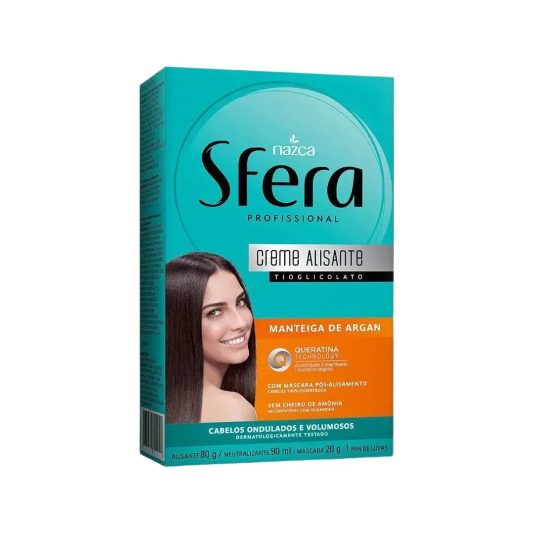 Creme Alisante Sfera Manteiga De Argan