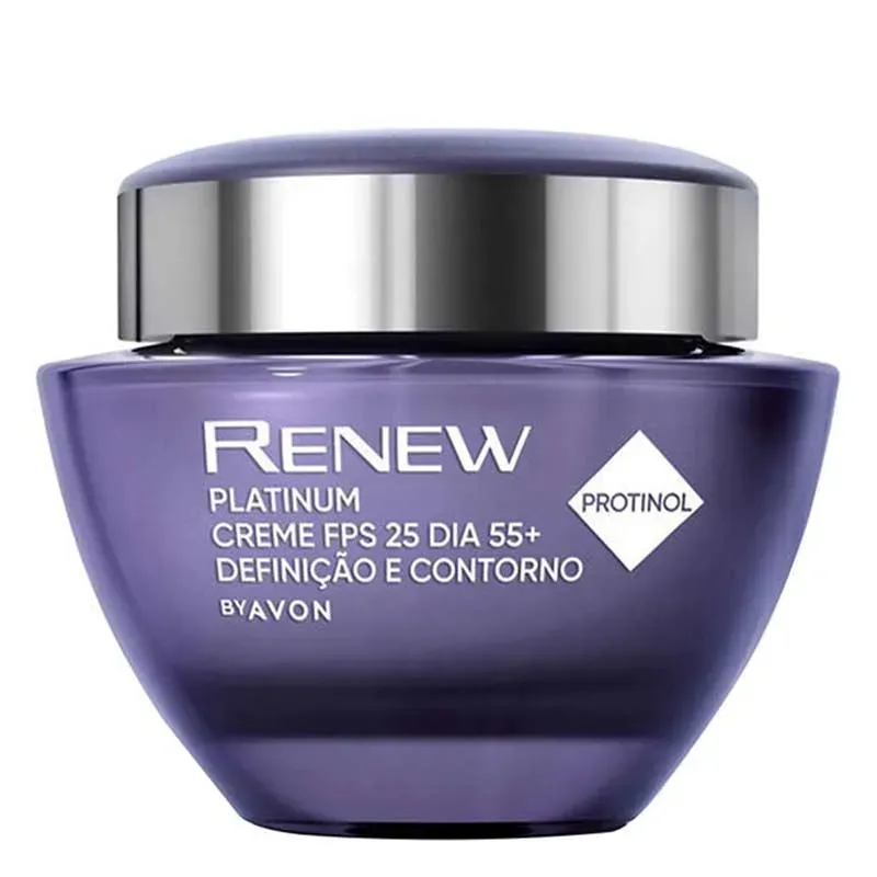 Creme Anti-Idade Renew Platinum Dia FPS 25 50g - Avon