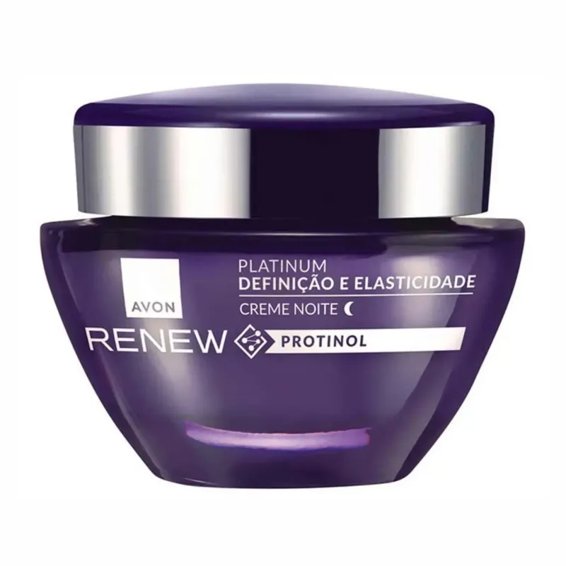 Creme Anti-Idade Renew Platinum Noite 50g - Avon (Embalagem Nova)