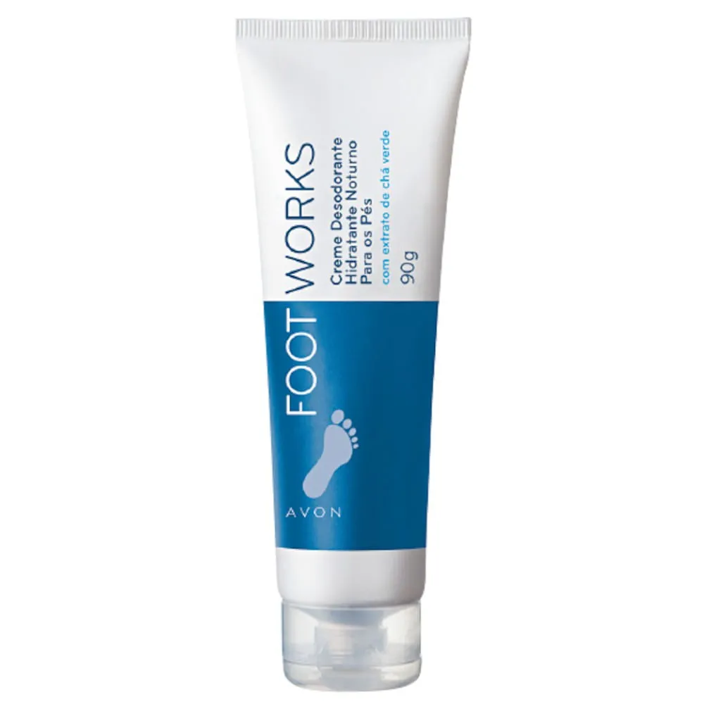 Creme Desodorante Hidratante Noturno para os Pés Footworks 80g - Avon