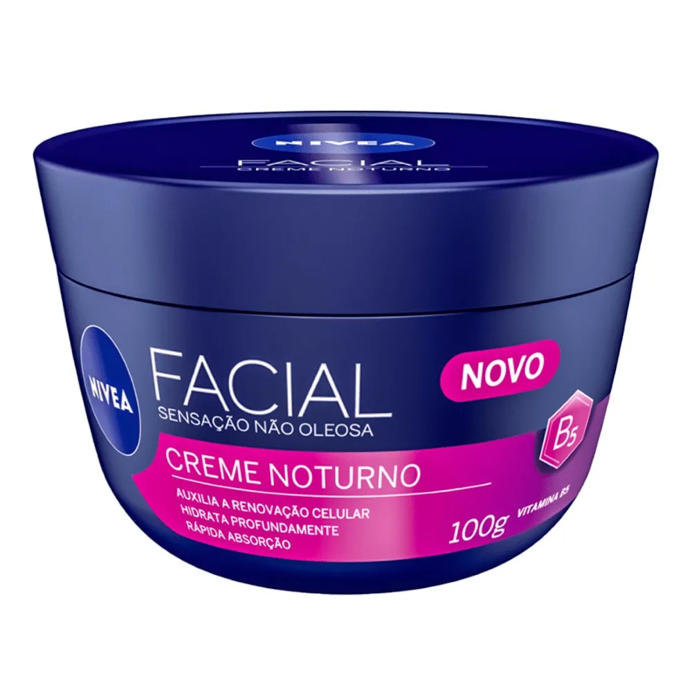 Creme Facial Nivea Noturno 100g