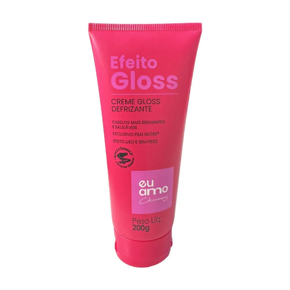 Creme Efeito Gloss Desfrizante Cless Eu Amo Charming 200g