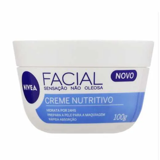 Creme hidratante facial nutritivo Nivea - 100g